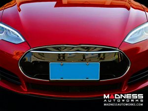 Tesla Model S Front Spoiler - Carbon Fiber 